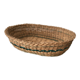 Old woven wicker basket