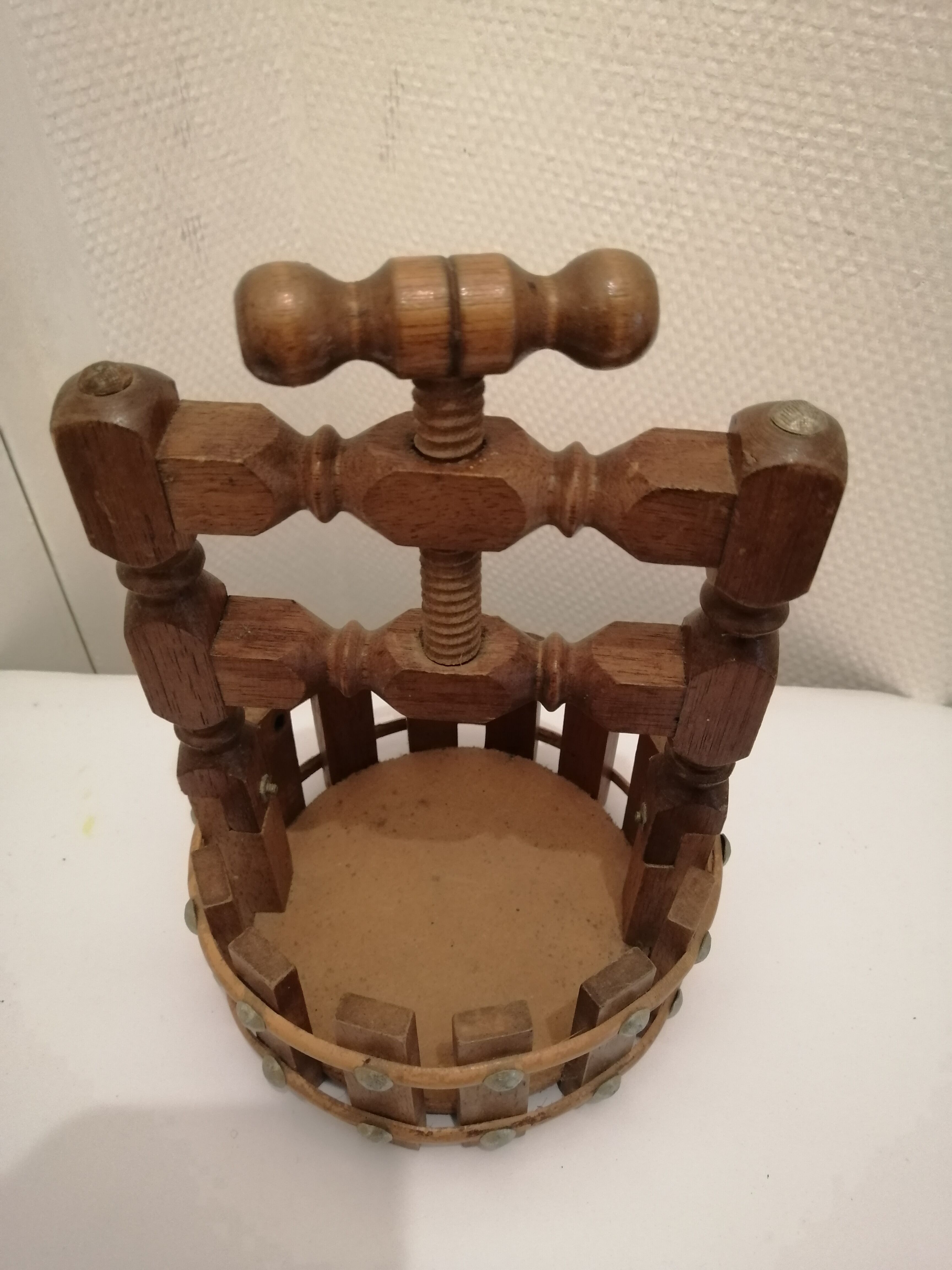 Old nutcracker and walnut presoir