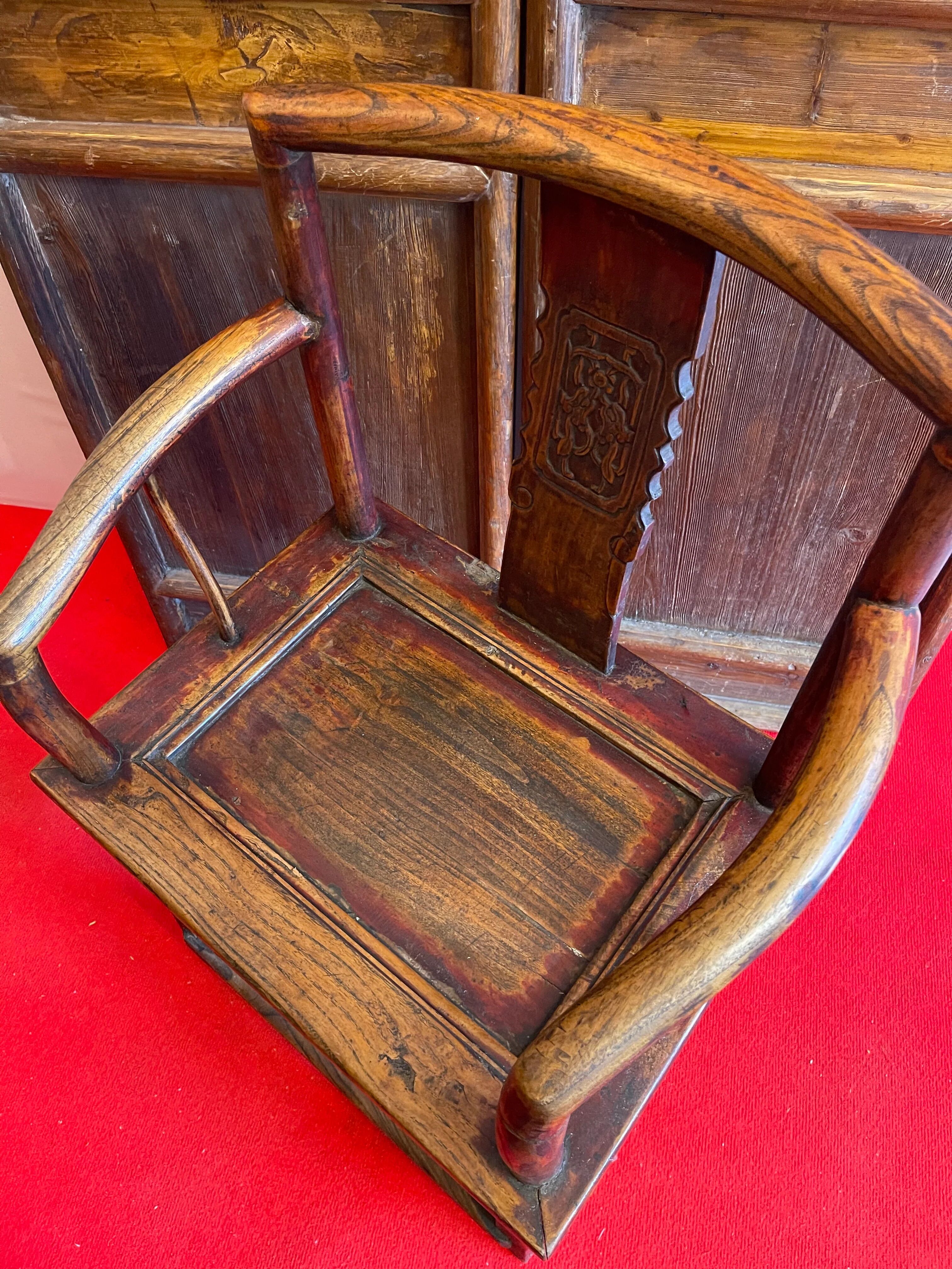 Antique Chinese armchair