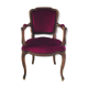 Burgundy pink velvet shepherdess