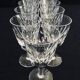 Set of 11 crystal red wine glasses Baccarat model Casino