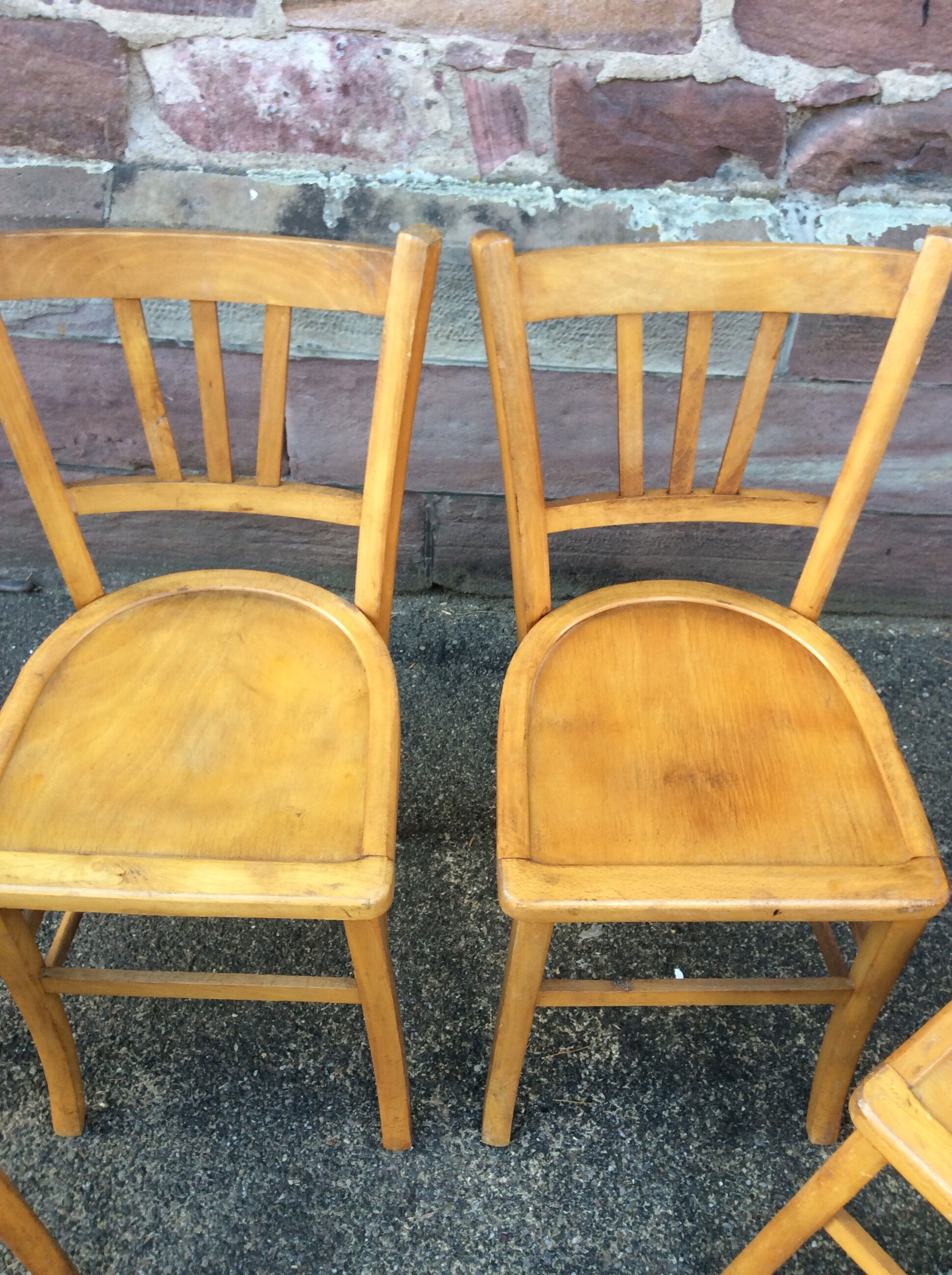 4 baumann bistro chairs brasserie no bentwood