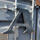 Letter a in galvanized metal height 45 cm