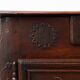 Rare French provincial carved cabinet or buffet with great patina, dated 18