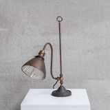 Antique Adjustable Mercury Reflector Glass Table Lamp