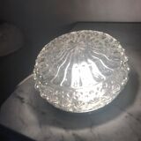 Glass ceiling light circa 1960