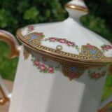 Limoges porcelain tea service - Walbecque Dewitte Armentières