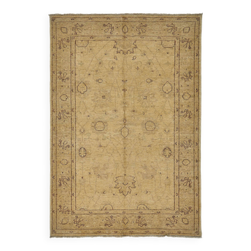 Turkish Handknotted Wool Oushak Rug 184 cm x 268 cm