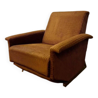 Fauteuil vintage des années 70 / siège simple / fauteuil club
