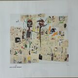 Vintage Jean Michel Basquiat lithograph