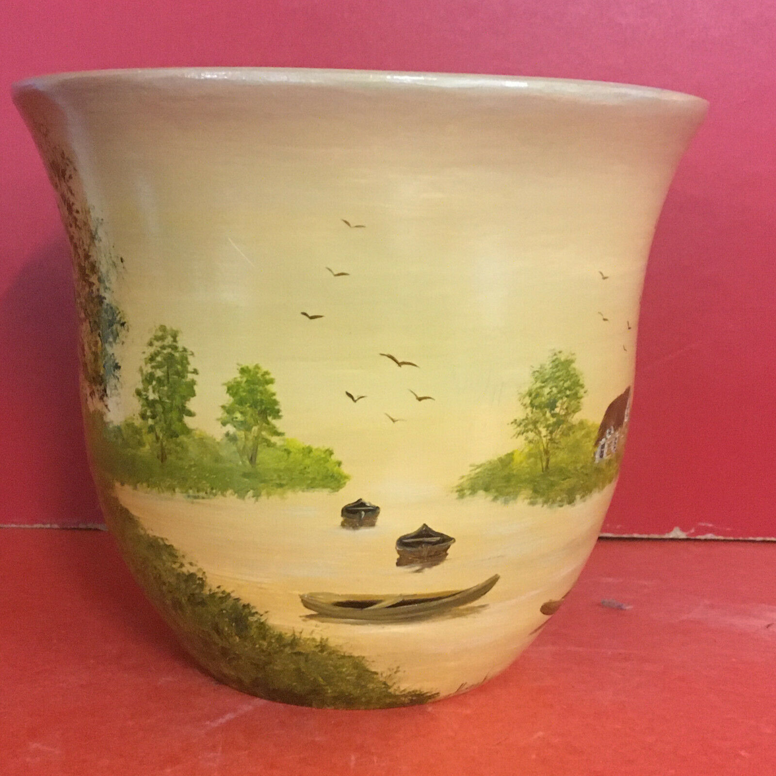 Vintage sandstone vase
