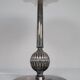 Art Deco table lamp in silver plate, 1930s Sweden