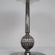 Art Deco table lamp in silver plate, 1930s Sweden