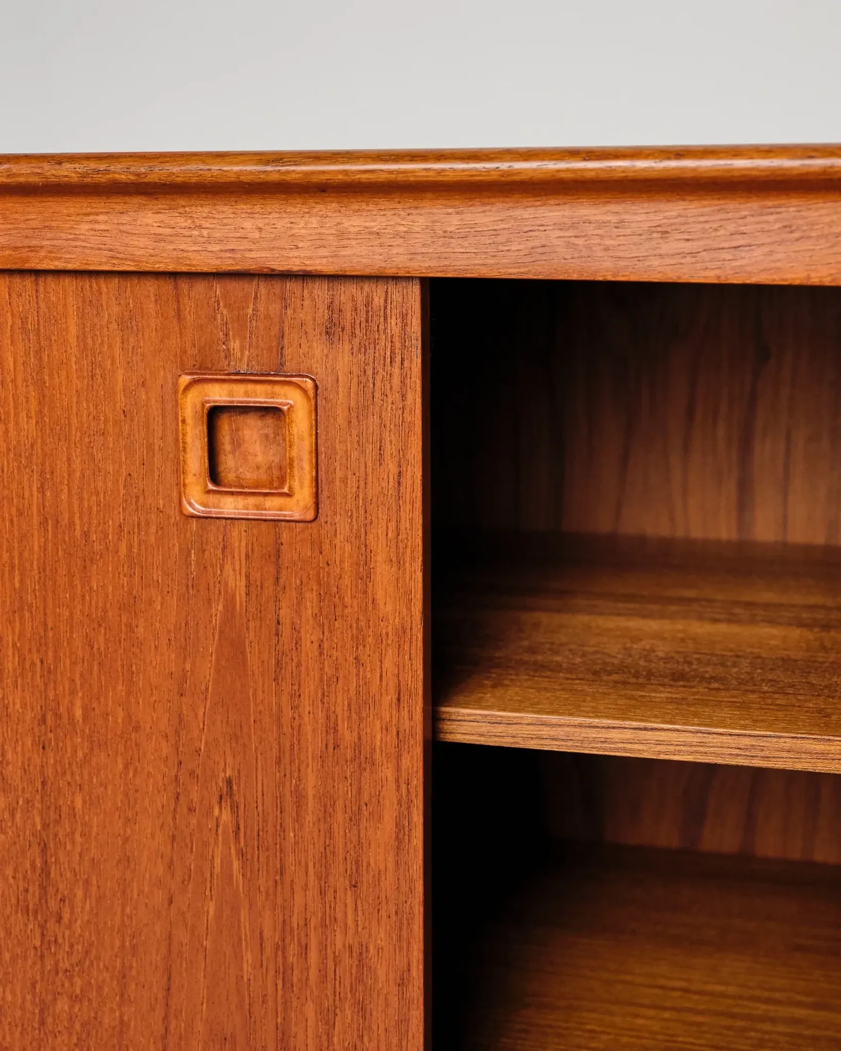Teak enfilade by H.W. Klein for Bramin, Denmark, 1960s.