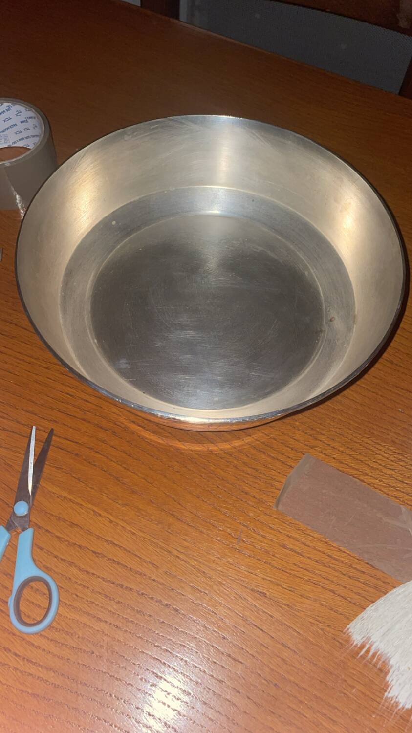 Silver salad bowl 900