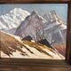 Marcel Wibault Winter Mountain Painting