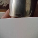 Silver-plated metal neck round carafe Saint Hilaire