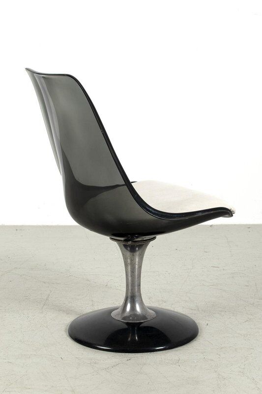 Chaises Tulipe en acrylique par Chromcraft, ensemble de 4