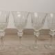 Antique foot glasses cut St Louis style 30 pieces