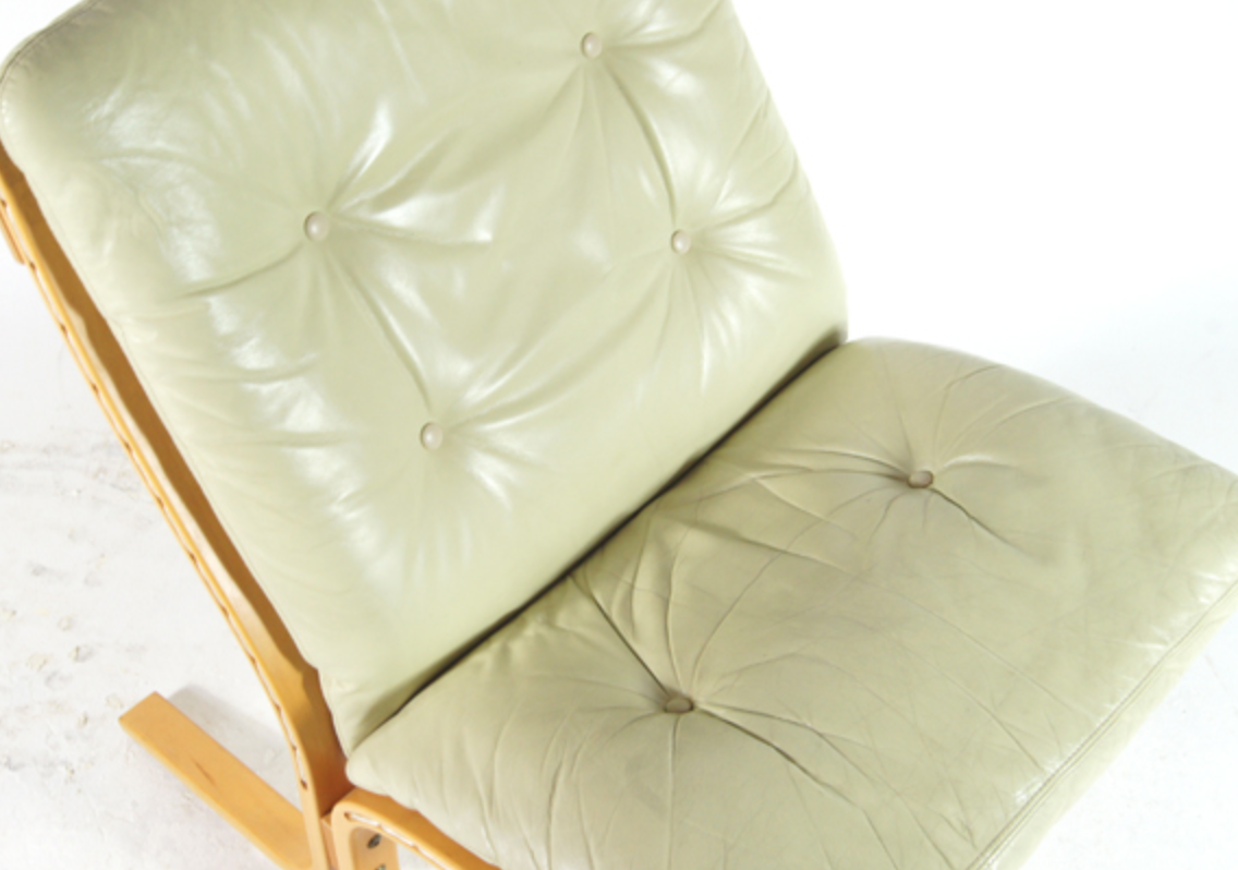 Ingmar Relling Siesta vintage retro leather armchair
