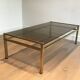 Table basse moderniste en laiton