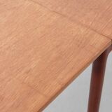 Scandinavian teak desk with 2 flaps