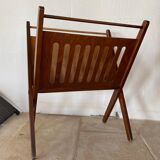 Wooden magazine holder
