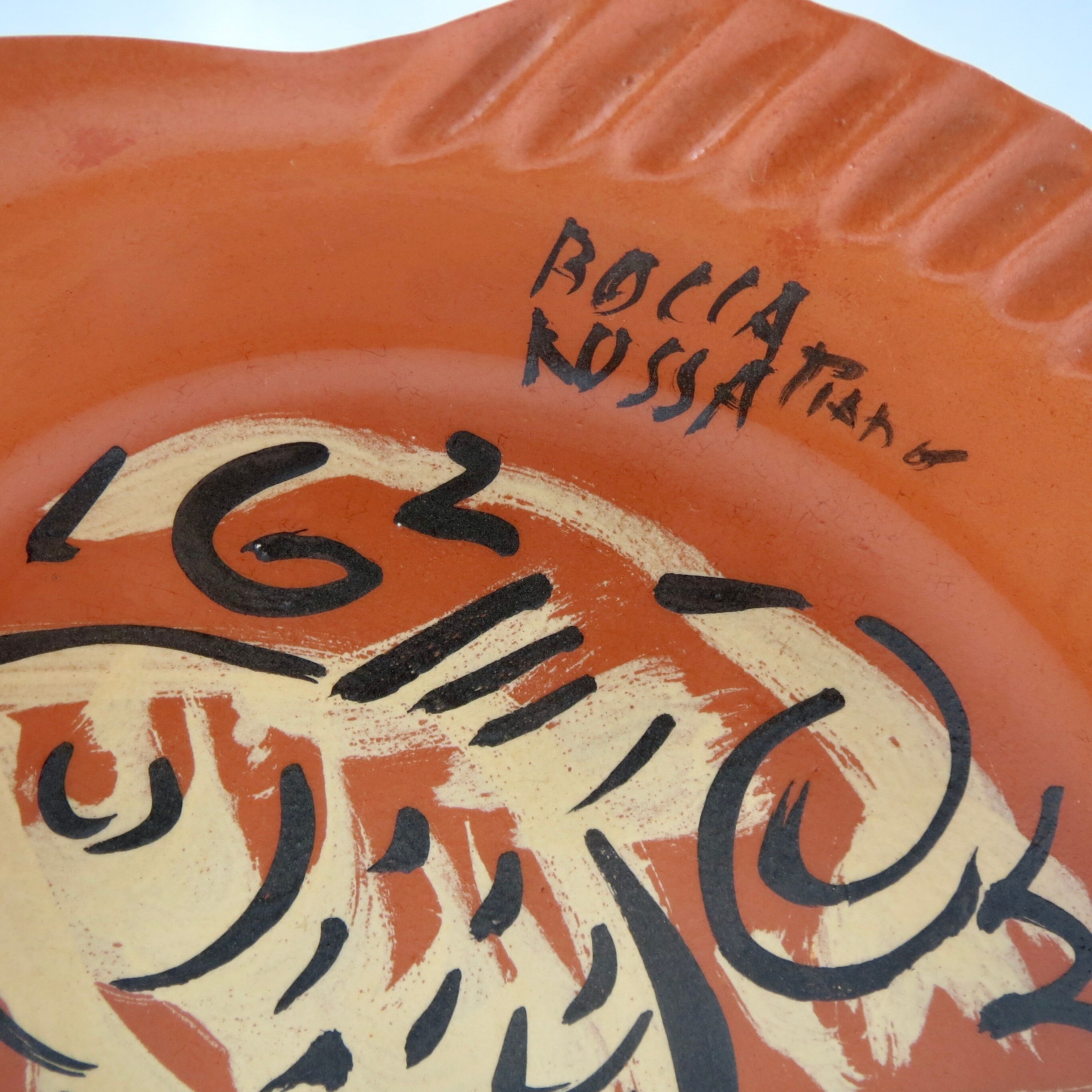 CUT Fish MARC PIANO - PATRICK BOCCA ROSSA Ceramics VALLAURIS thiry/picault