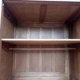 Art Deco Wardrobe in Walnut and Burl Walnut