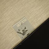 Orchidée leather armchair by Michel Cadestin for Airborne, France 1970's