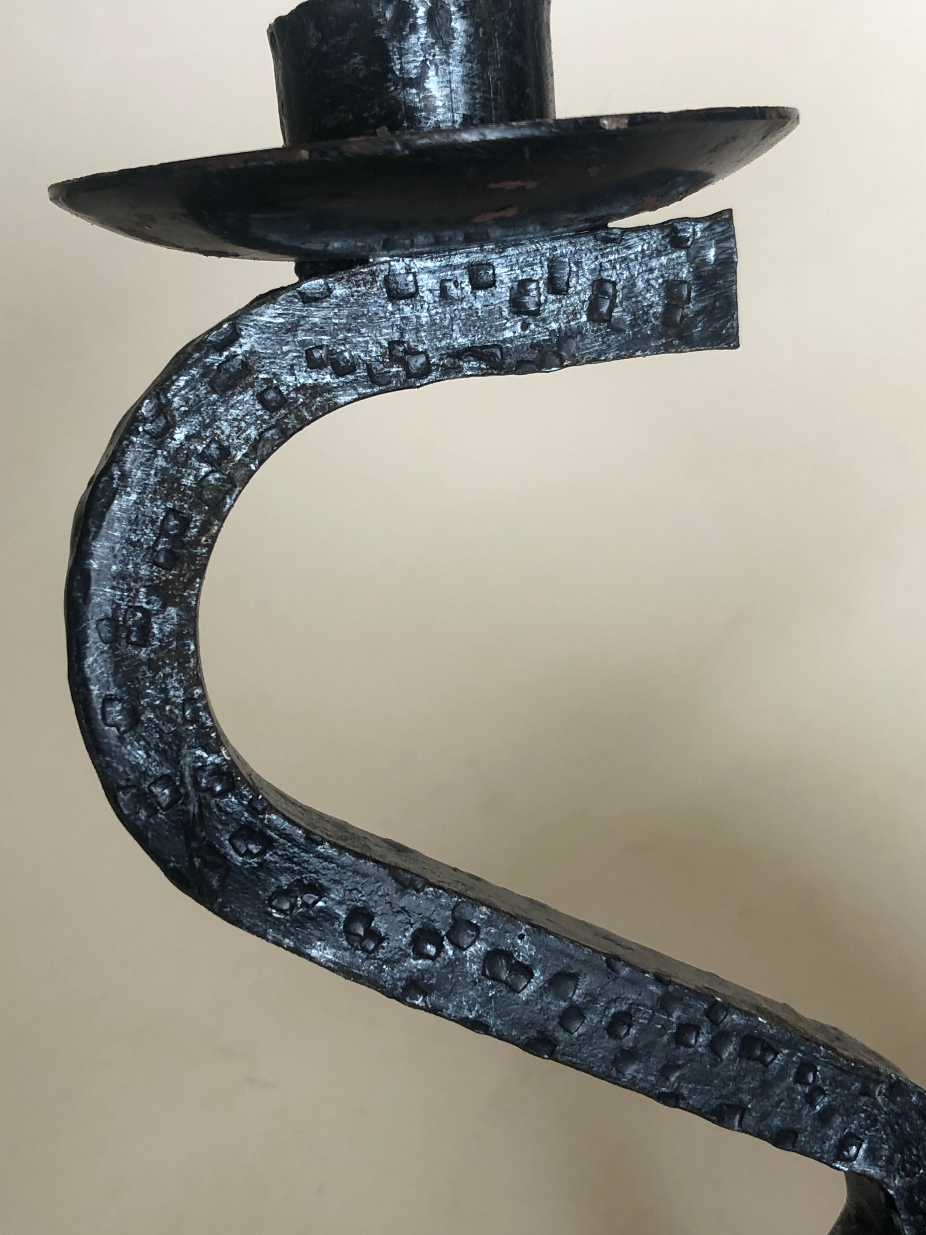 Brutalist candlestick