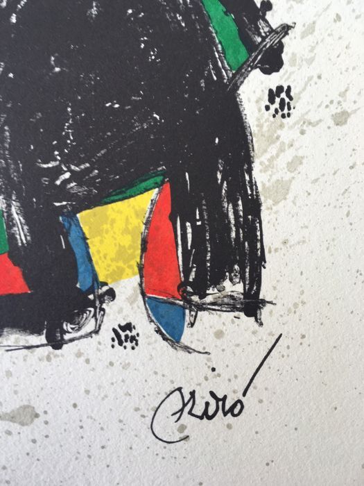 Joan Miro, 15 years old Poligrafa, 1980. Original lithograph