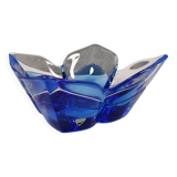 Lotus Glass bowl in mouth-blown glass from Swedish Orrefors 1988.