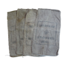 Set of 4 burlap bags for quicklime - Grenoble Balthazar & Cotte