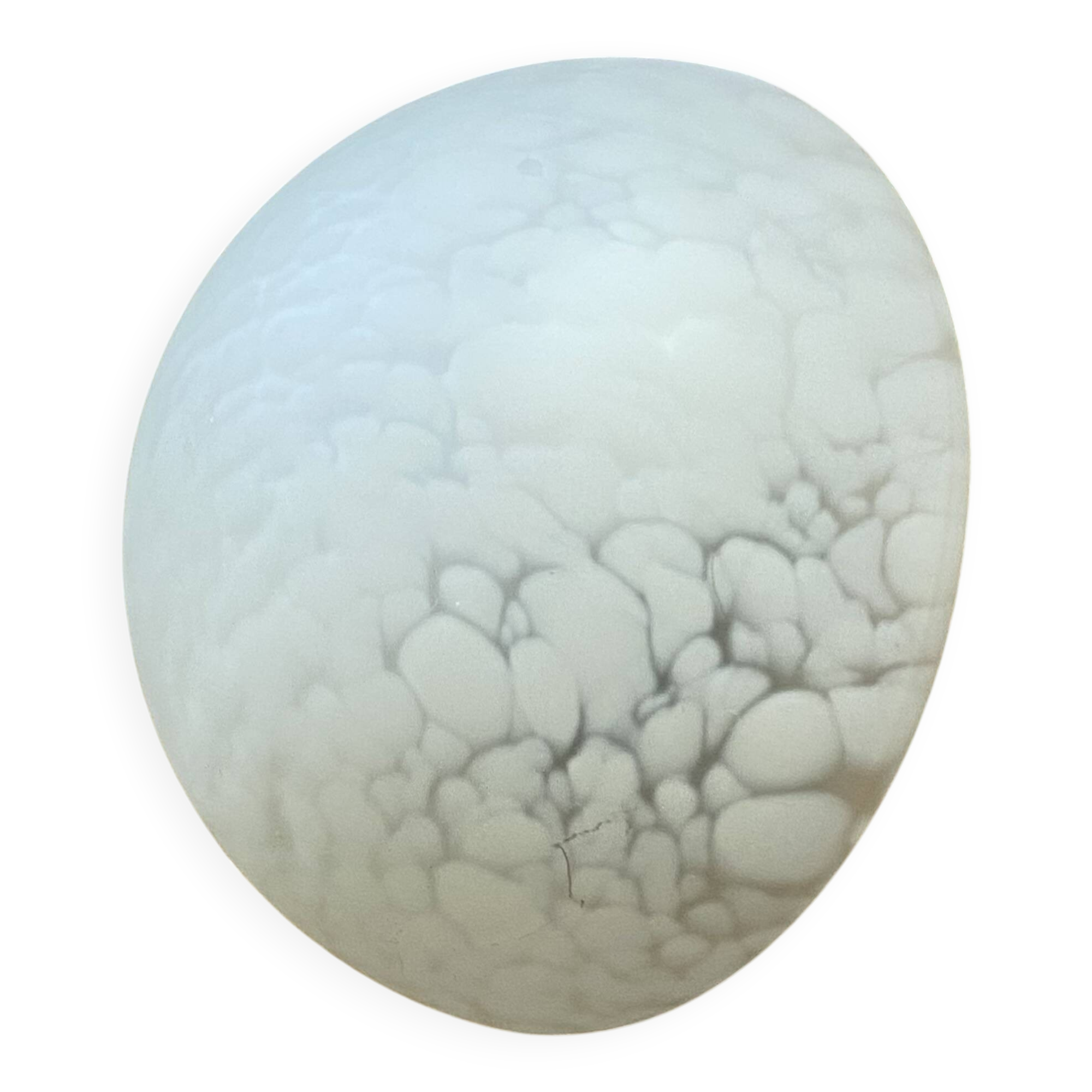 Clichy white glass wall-mounted ceiling light