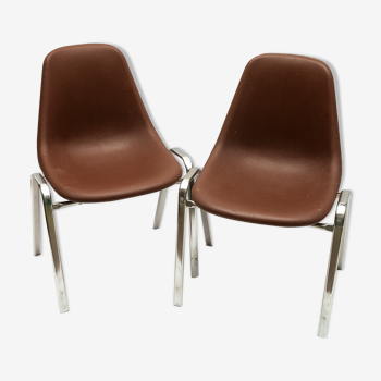 Two "ORLY" chairs by Bruno Pollak