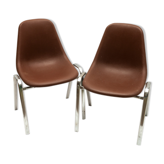 Two "ORLY" chairs by Bruno Pollak