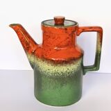 Vintage 70s Ceramic Coffee Pot