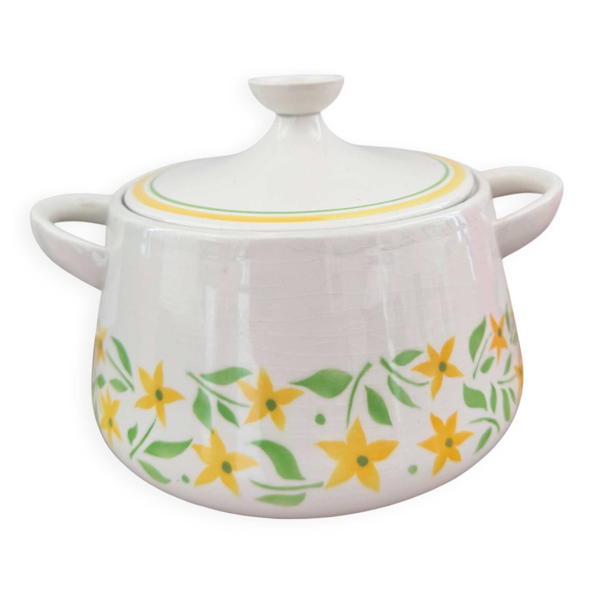 Flowery soup tureen