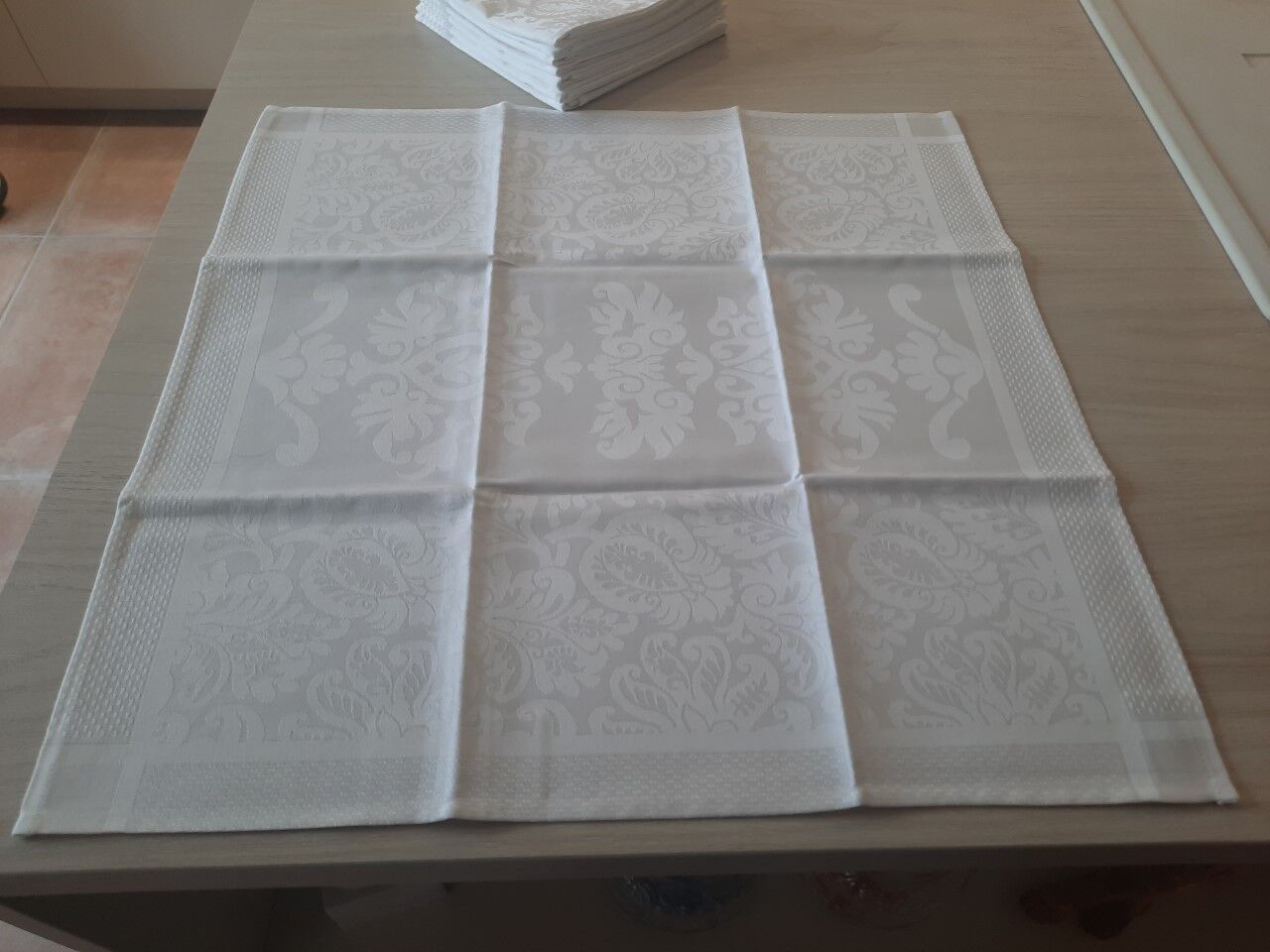 Set of 8 napkins Le Jacquard Français