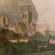 Tableau ancien paysage XVIIe