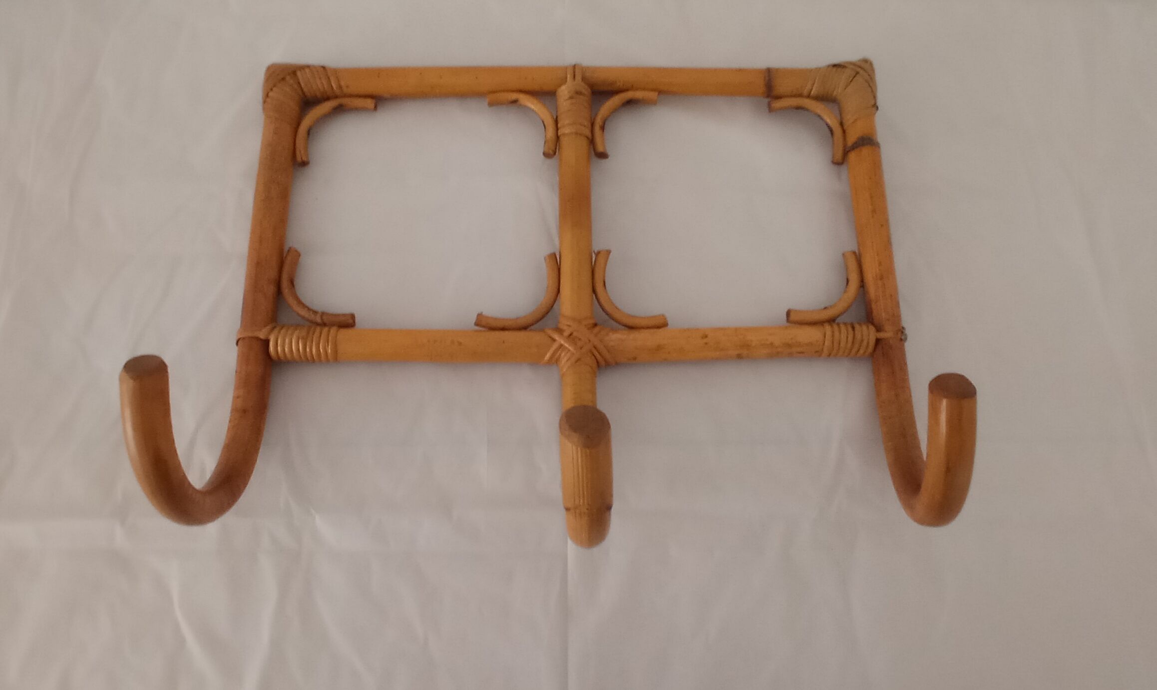 Vintage bamboo coat rack