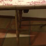 The end XIX wood folding table