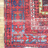 Ancient Kilim patterned Persian rug 151x111cm