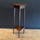 Antique oak plant table