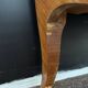 Bordeaux inlaid chest of drawers with marble and bronze ornament