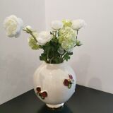 Longwy "papillons" ball vase