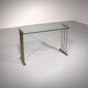 Elegant midcentury side table by Peter Ghyczy model T34
