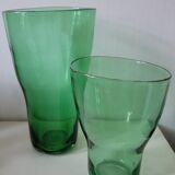 Green vase duo