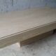 Table basse Travertin vintage années 80 Roche Bobois